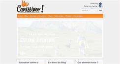 Desktop Screenshot of canissimo.fr