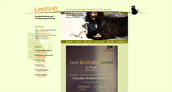 Desktop Screenshot of canissimo.at